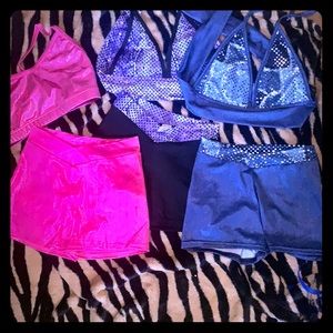3 dance wear sets